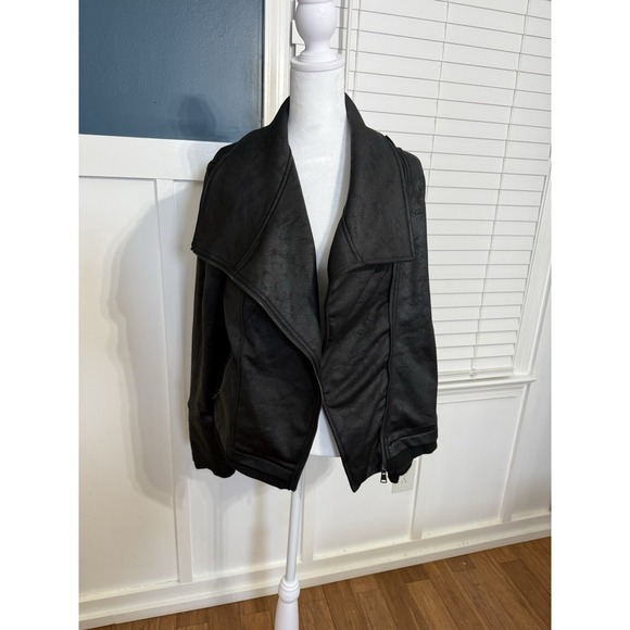 Dance&Marvel Jackets & Blazers - NWT Dance&Marvel Black Asymmetrical Zip Biker Jacket XL Zipped Pockets DMJ1378